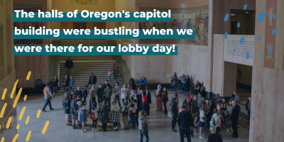 People in Oregon's capitol 