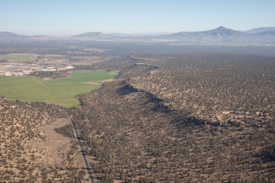 Aerial image of the land in the Eden Central case