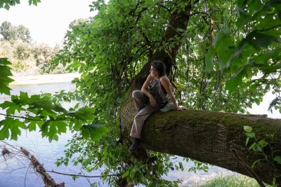 Alana Kenagy in tree