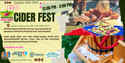 October 25, 2025 12:00 pm - 3:00 pm FREE Cider Fest