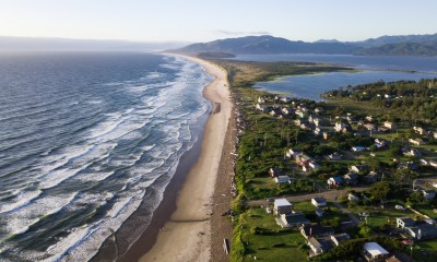 Aerial photo of Tillamook Oregon