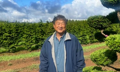 Rod park stands in field